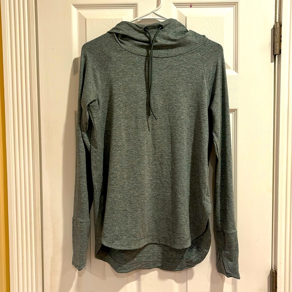 Gray Athleta hooded top, Size XS